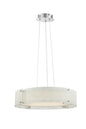  Kaelin LED Ceiling Lamp In Chrome