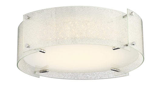  Kaelin LED Flush Mount In Chrome