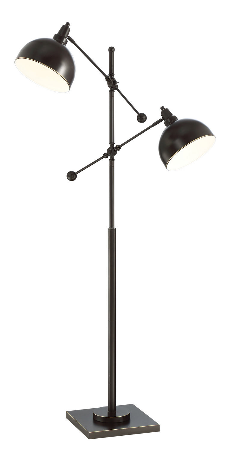  Cupola 2-Light Metal Floor Lamp