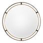  Uttermost's Carrizo Bronze Round Mirror Designed By Grace Feyock