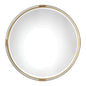  Uttermost's Mackai Round Gold Mirror Designed By Grace Feyock