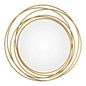  Uttermost's Whirlwind Gold Round Mirror