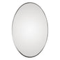  Uttermost's Pursley Brushed Nickel Oval Mirror
