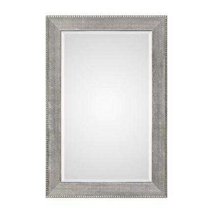  Uttermost's Leiston Metallic Silver Mirror Designed By David Frisch