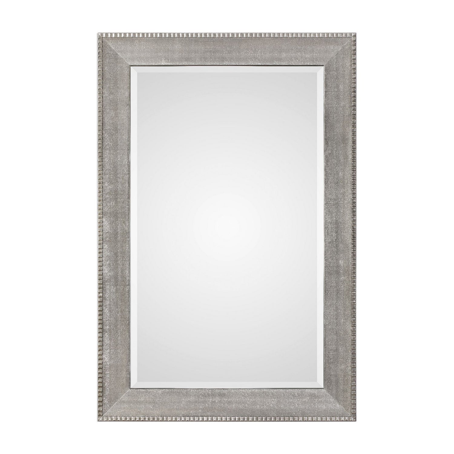  Uttermost's Leiston Metallic Silver Mirror Designed By David Frisch