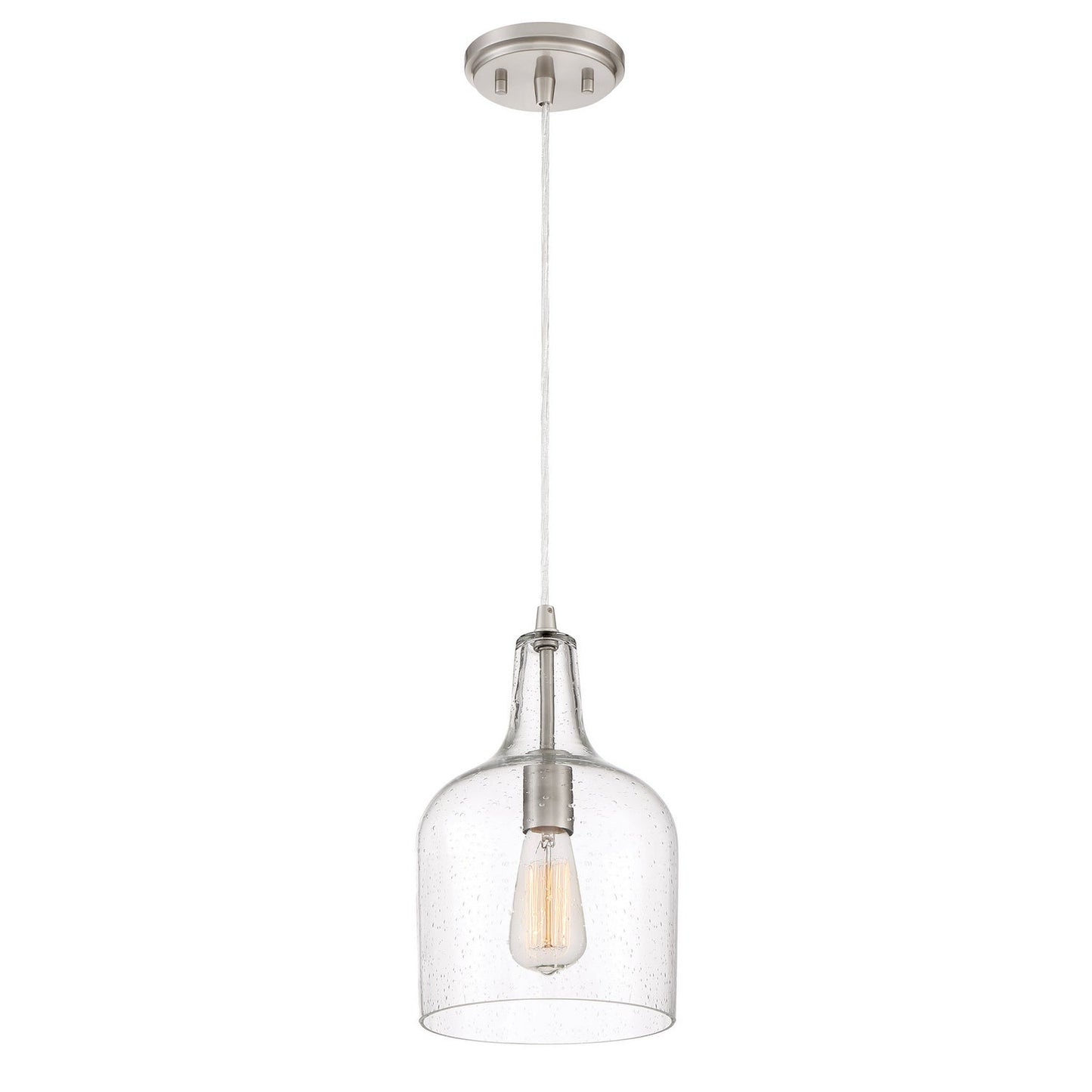  Anson 1-Light Mini Pendant In Brushed Nickel