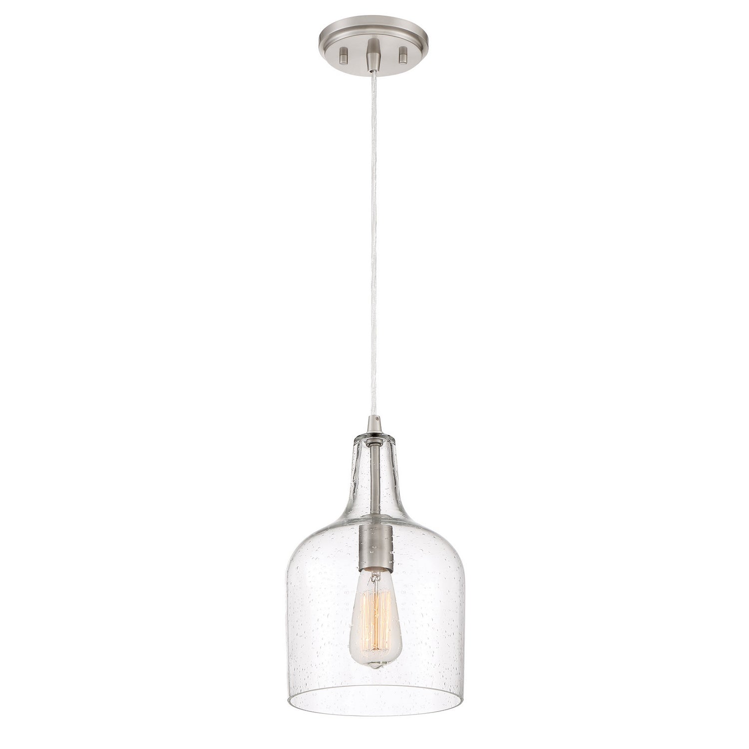  Anson 1-Light Mini Pendant In Brushed Nickel