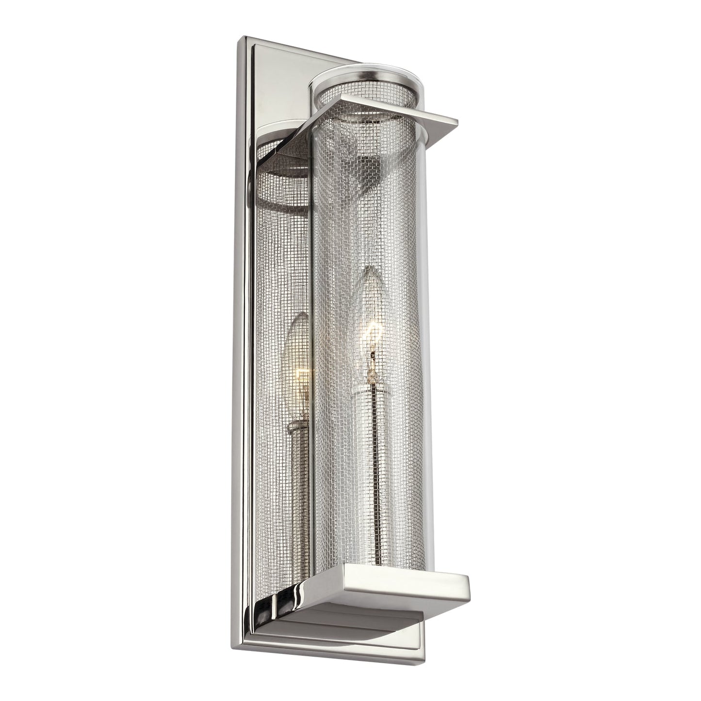  Silo Bath Sconce In Polished Nickel