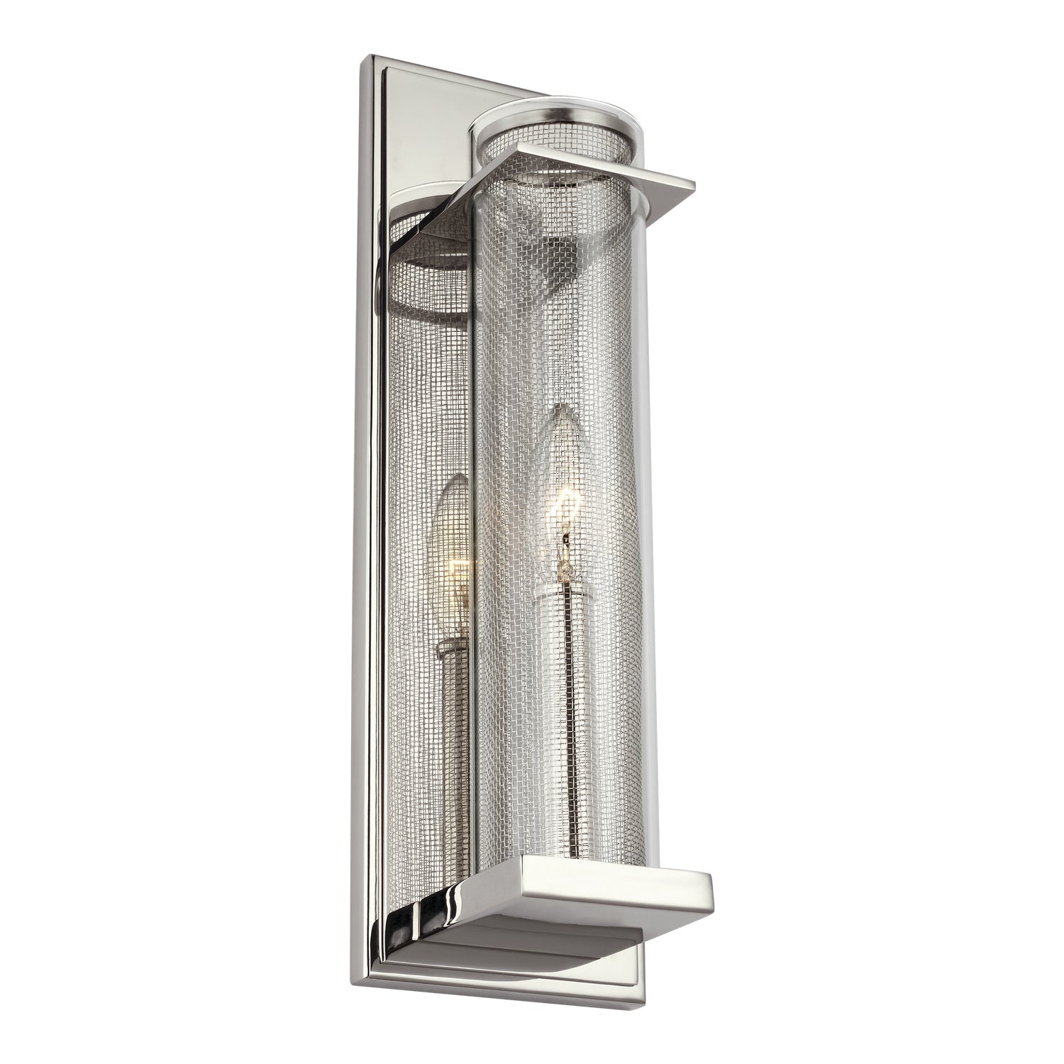  Silo Bath Sconce In Polished Nickel