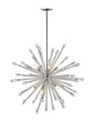 Z-LIte Soleia 10-Light Chandelier In Chrome With Clear Crystal Shade