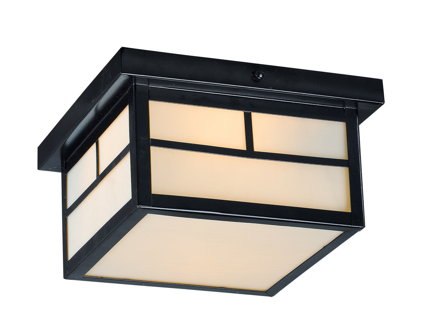 Maxim Coldwater 2-Light Outdoor Ceiling Mount In Black