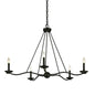  Sawyer 5-Light Chandelier In Forged Iron