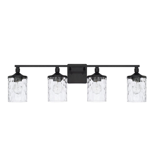  Colton 4-Light Vanity In Matte Black