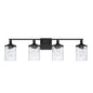  Colton 4-Light Vanity In Matte Black