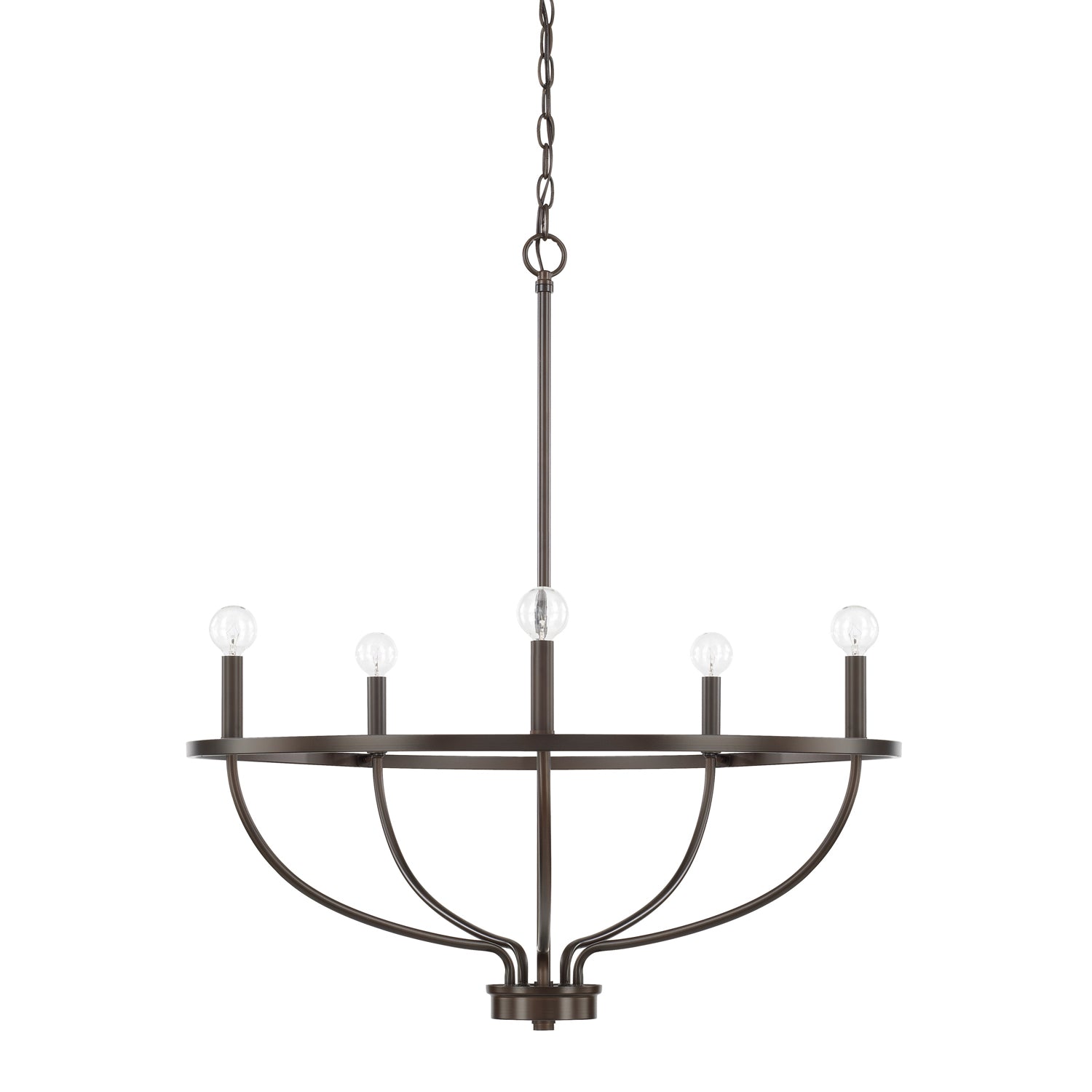  Greyson 5-Light Chandelier In Bronze
