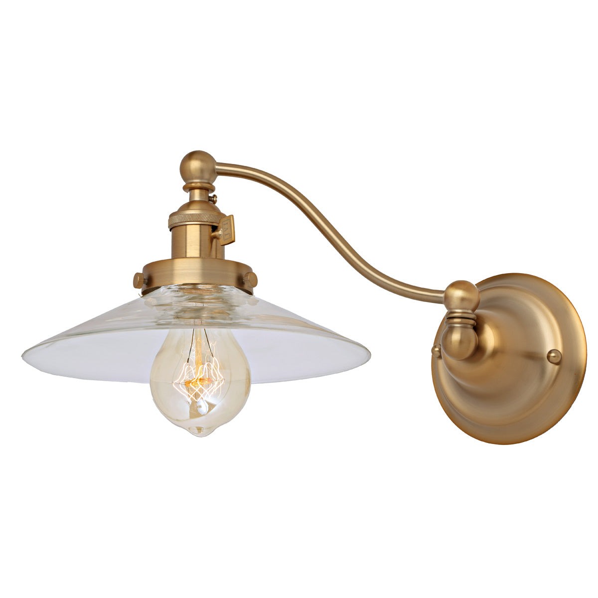  Midtown 1-Light Half Swing Angelique Wall Sconce