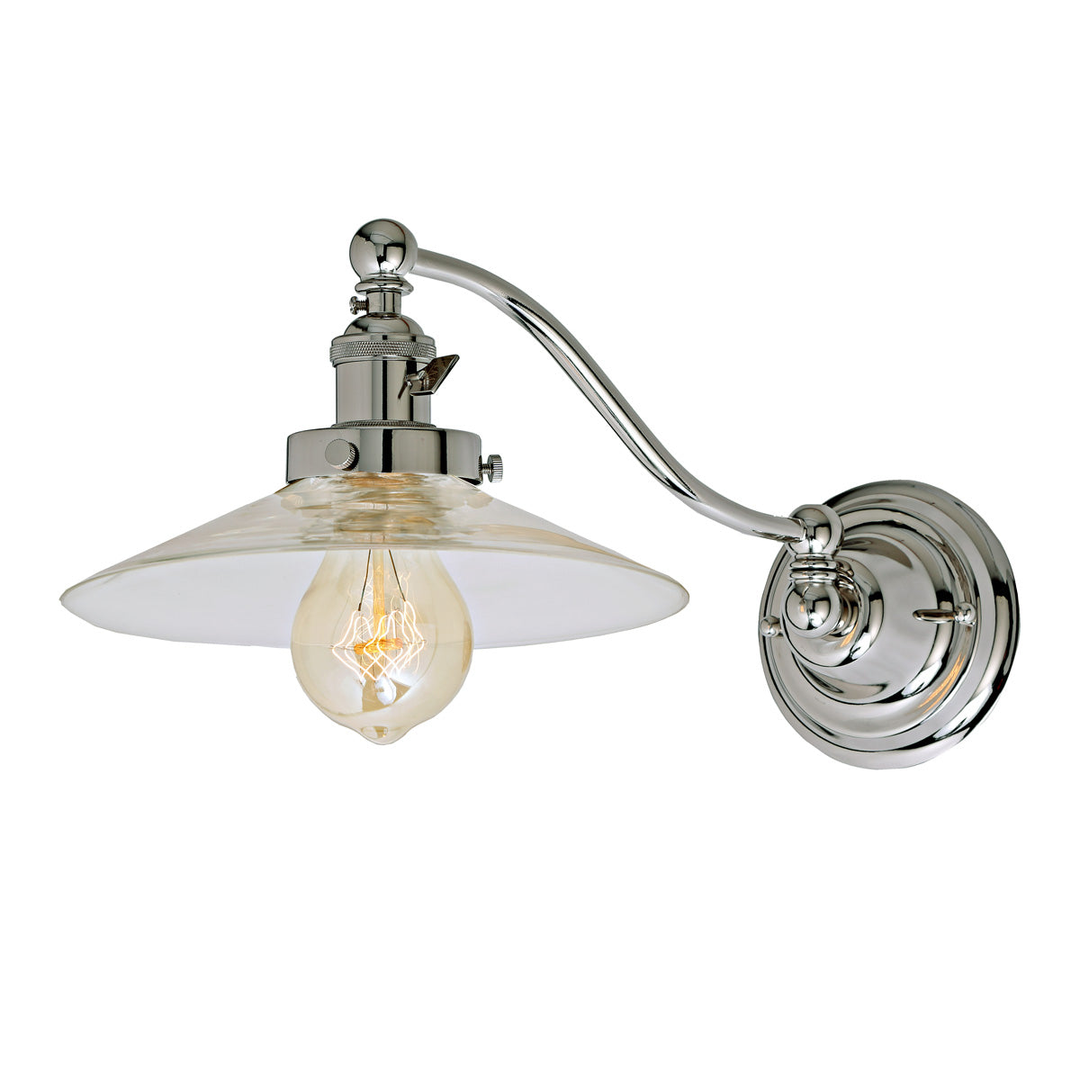  Midtown 1-Light Half Swing Angelique Wall Sconce