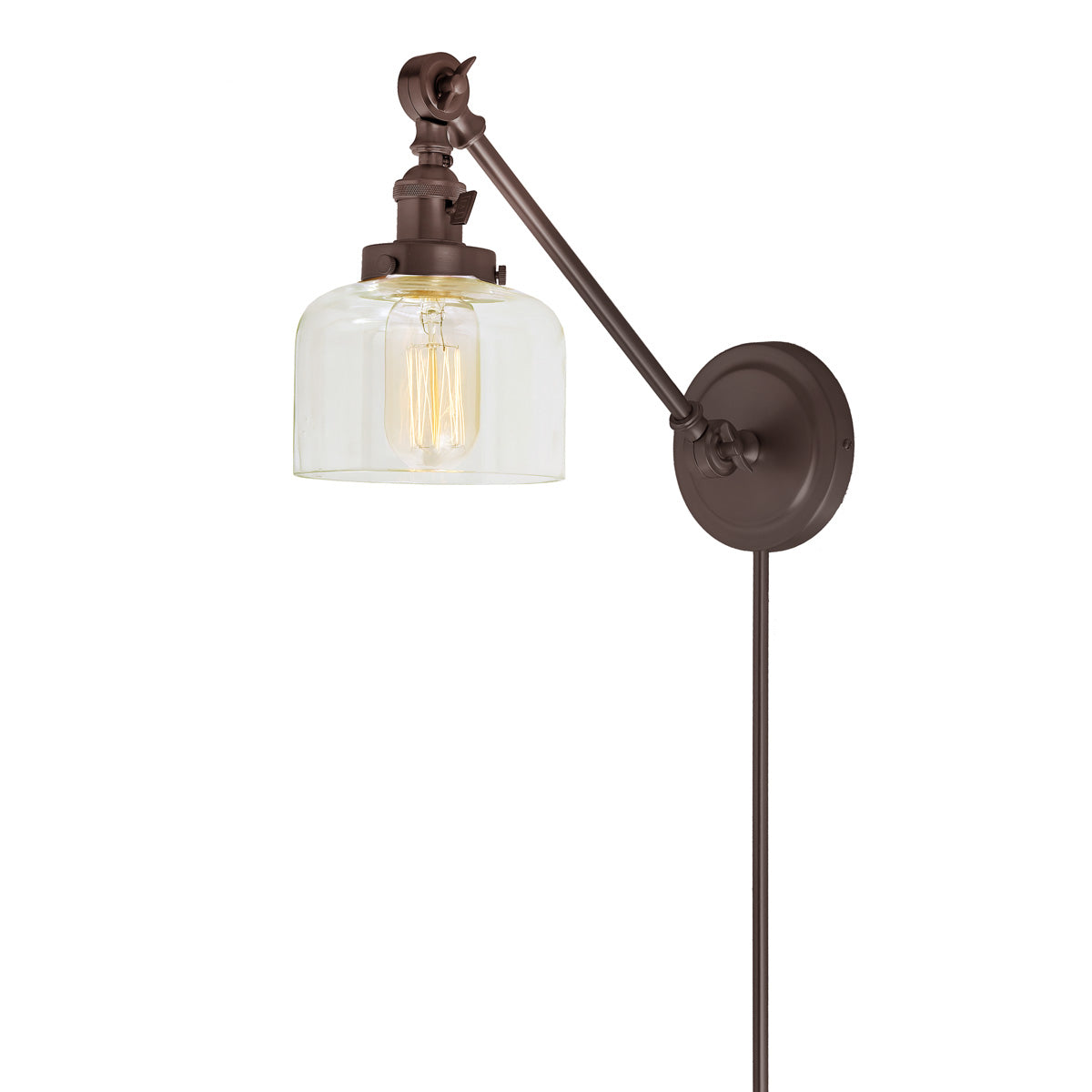  Midtown 1-Light Double Swivel Wrenley Wall Sconce