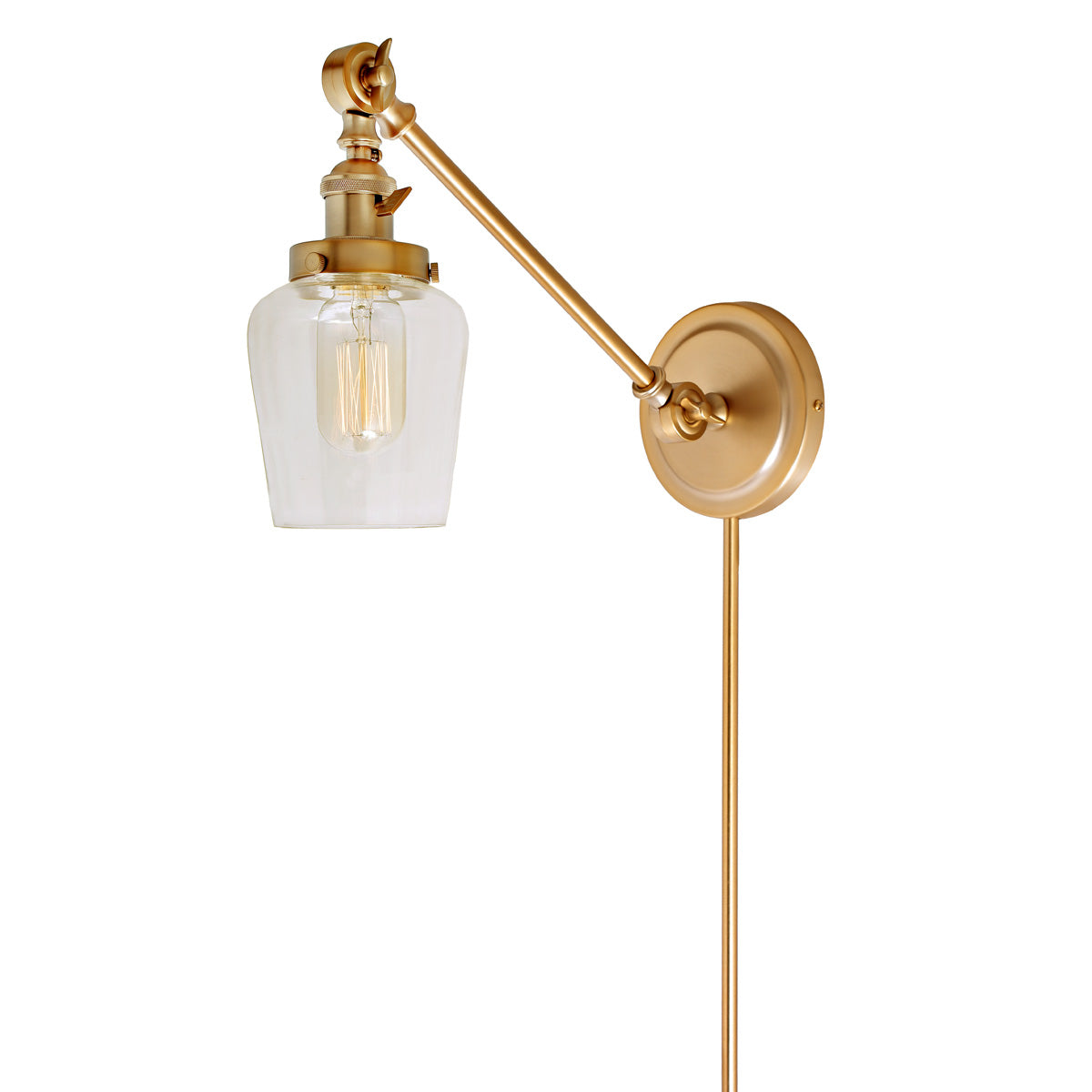  Midtown 1-Light Double Swivel Taytum Wall Sconce
