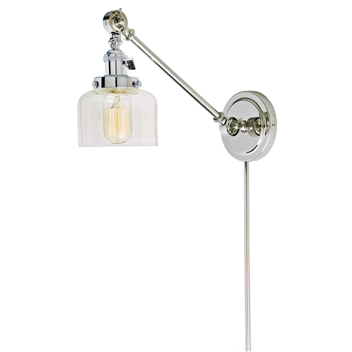  Midtown 1-Light Double Swivel Wrenley Wall Sconce