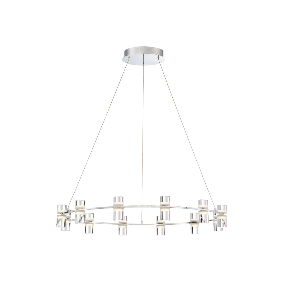  Netto 12-Light Chandelier In Chrome