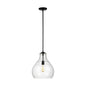  Zola 1-Light Pendant In Oil Rubbed Bronze With Clear Glass