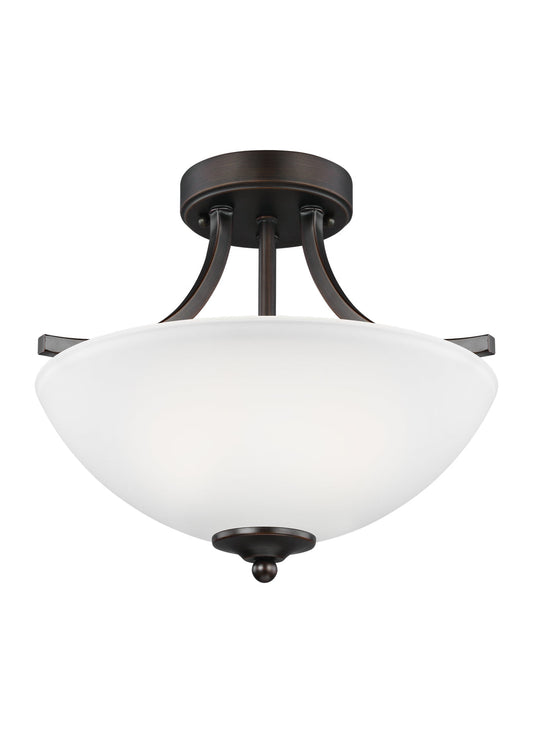  Geary Small 2-Light Semi-Flush Convertible Pendant
