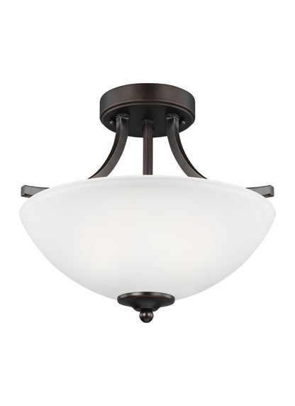  Geary Small 2-Light Semi-Flush Convertible Pendant