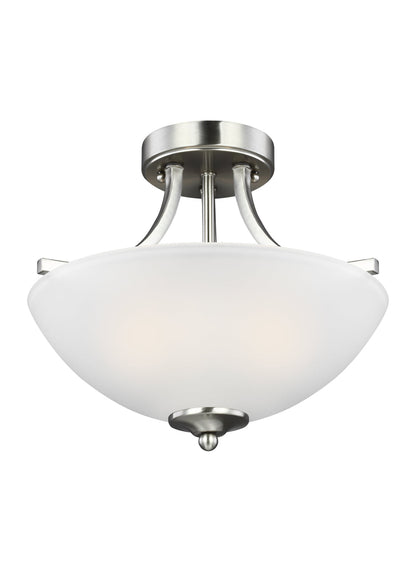  Geary Small 2-Light Semi-Flush Convertible Pendant