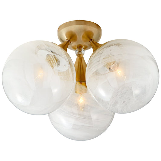  Cristol 3-Light Flush Mount