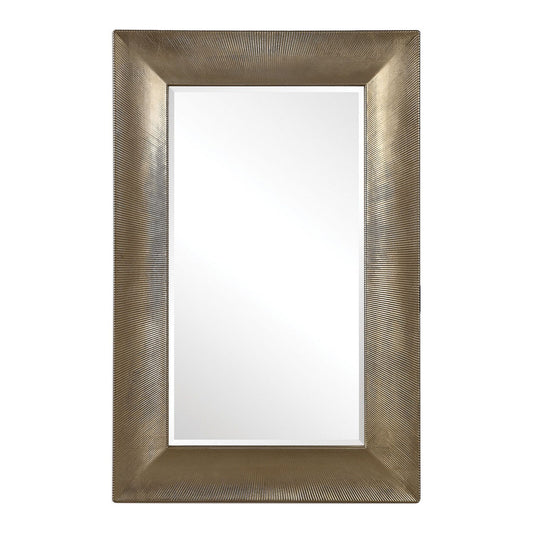  Uttermost's Valenton Large Champagne Mirror Designed By Carolyn Kinder