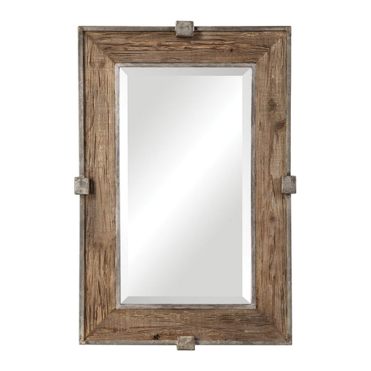  Uttermost's Siringo Weathered Wood Mirror Designed By Carolyn Kinder