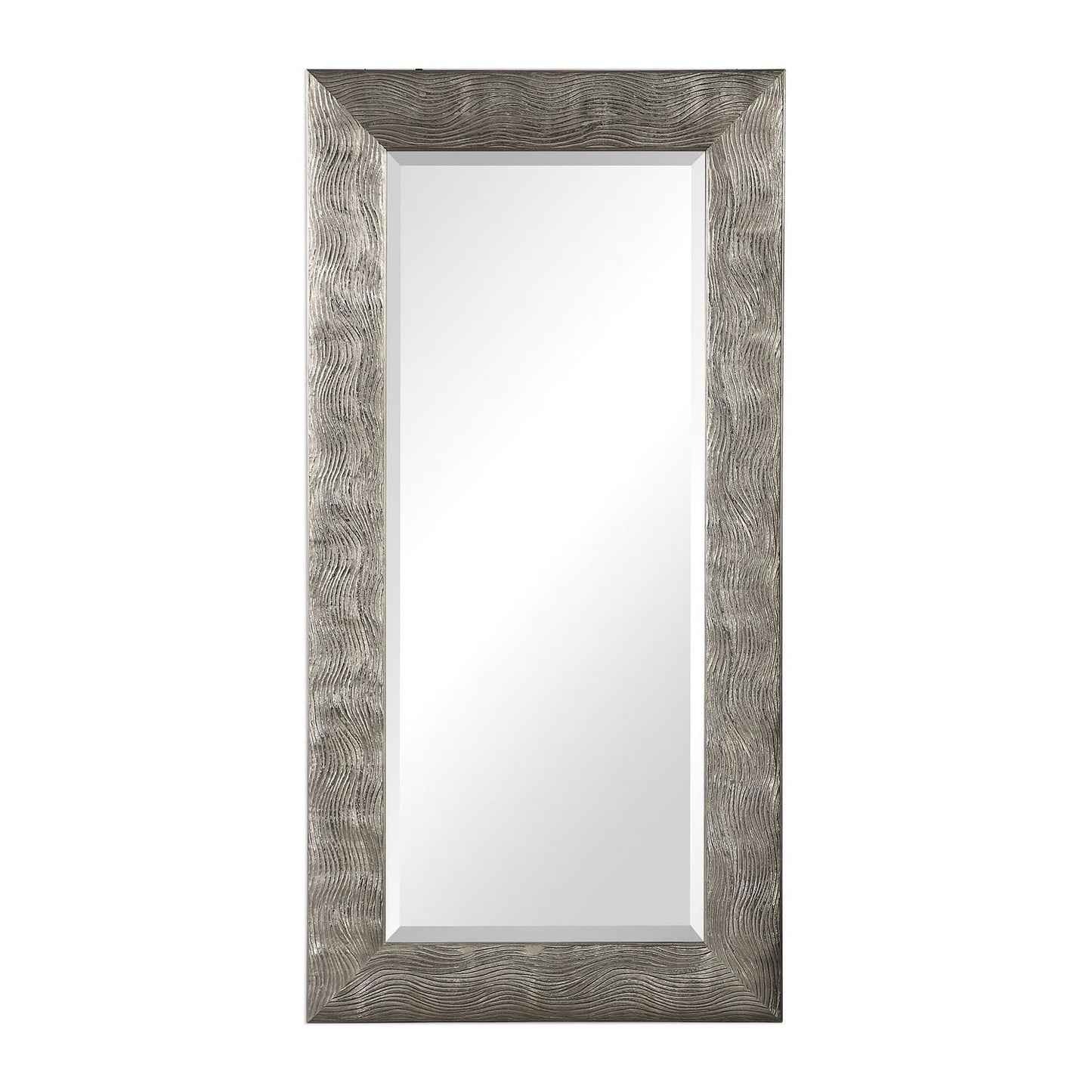 Uttermost's Maeona Metallic Silver Mirror Designed By David Frisch