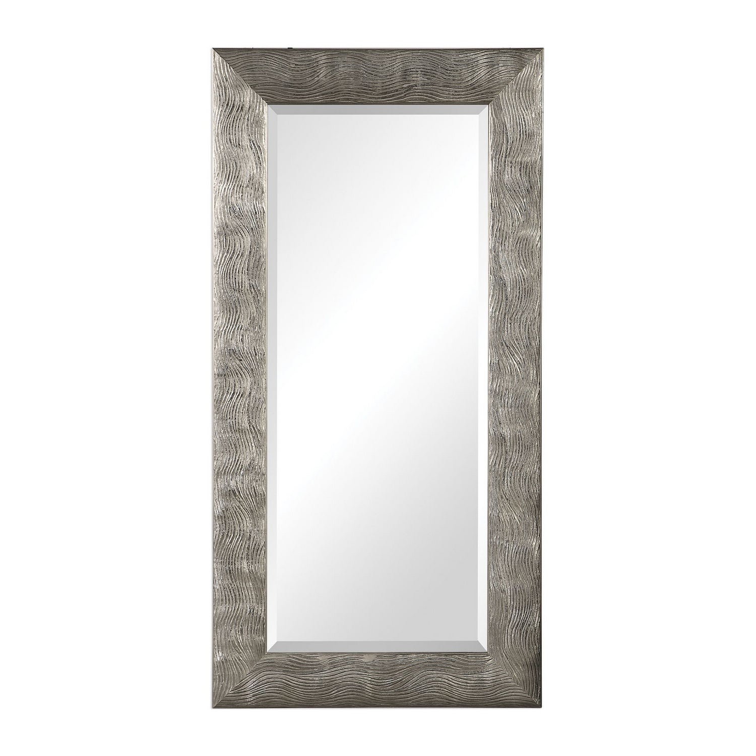  Uttermost's Maeona Metallic Silver Mirror Designed By David Frisch