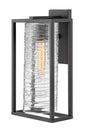  Pax Medium Wall Mount Lantern In Satin Black