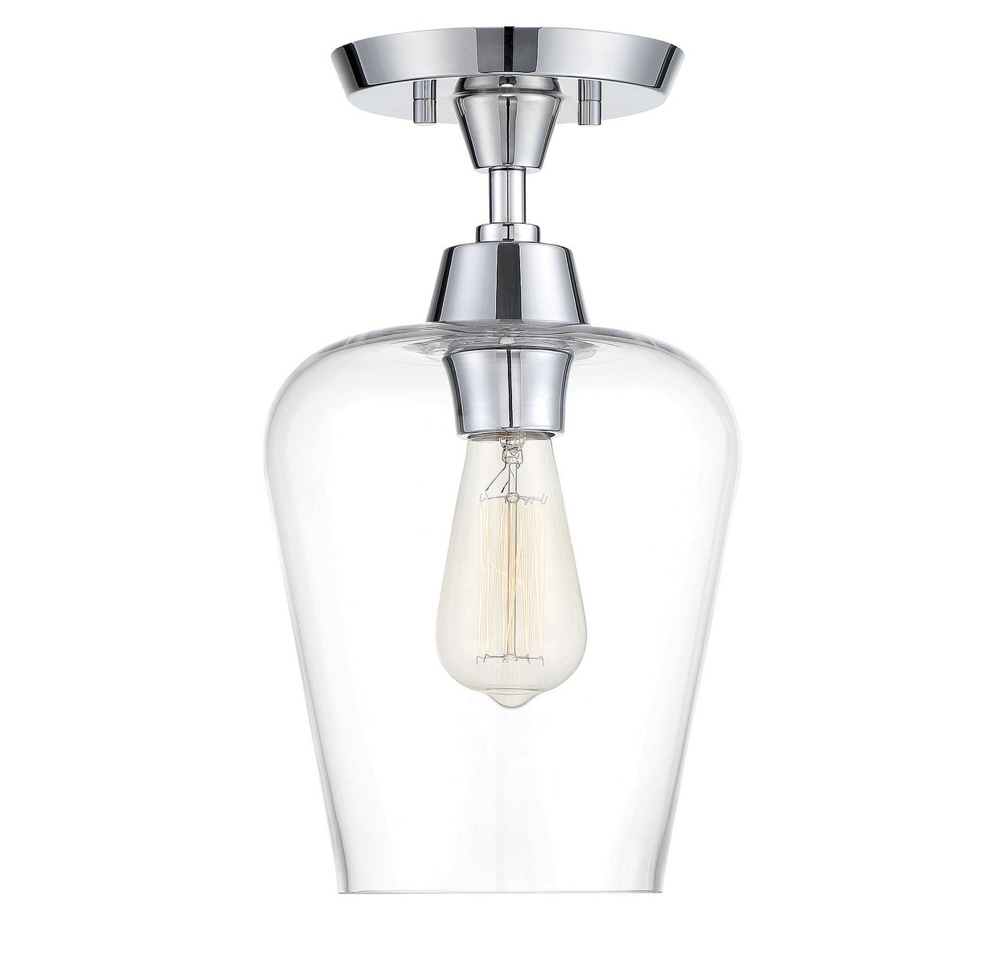  Octave 1-Light Semi-Flush