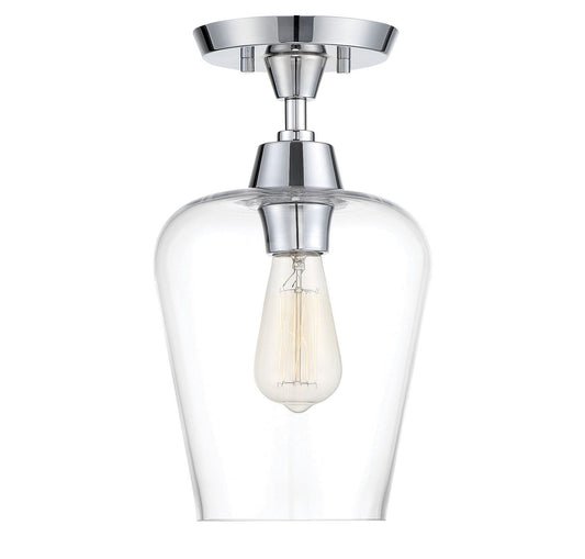  Octave 1-Light Semi-Flush