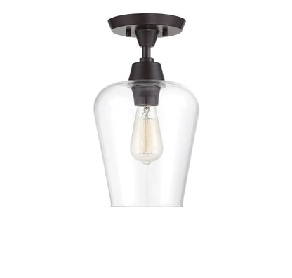  Octave 1-Light Semi-Flush