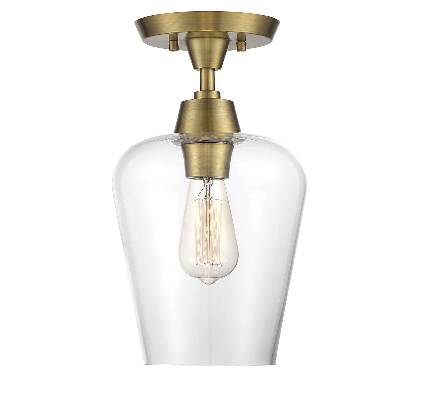 Octave 1-Light Semi-Flush