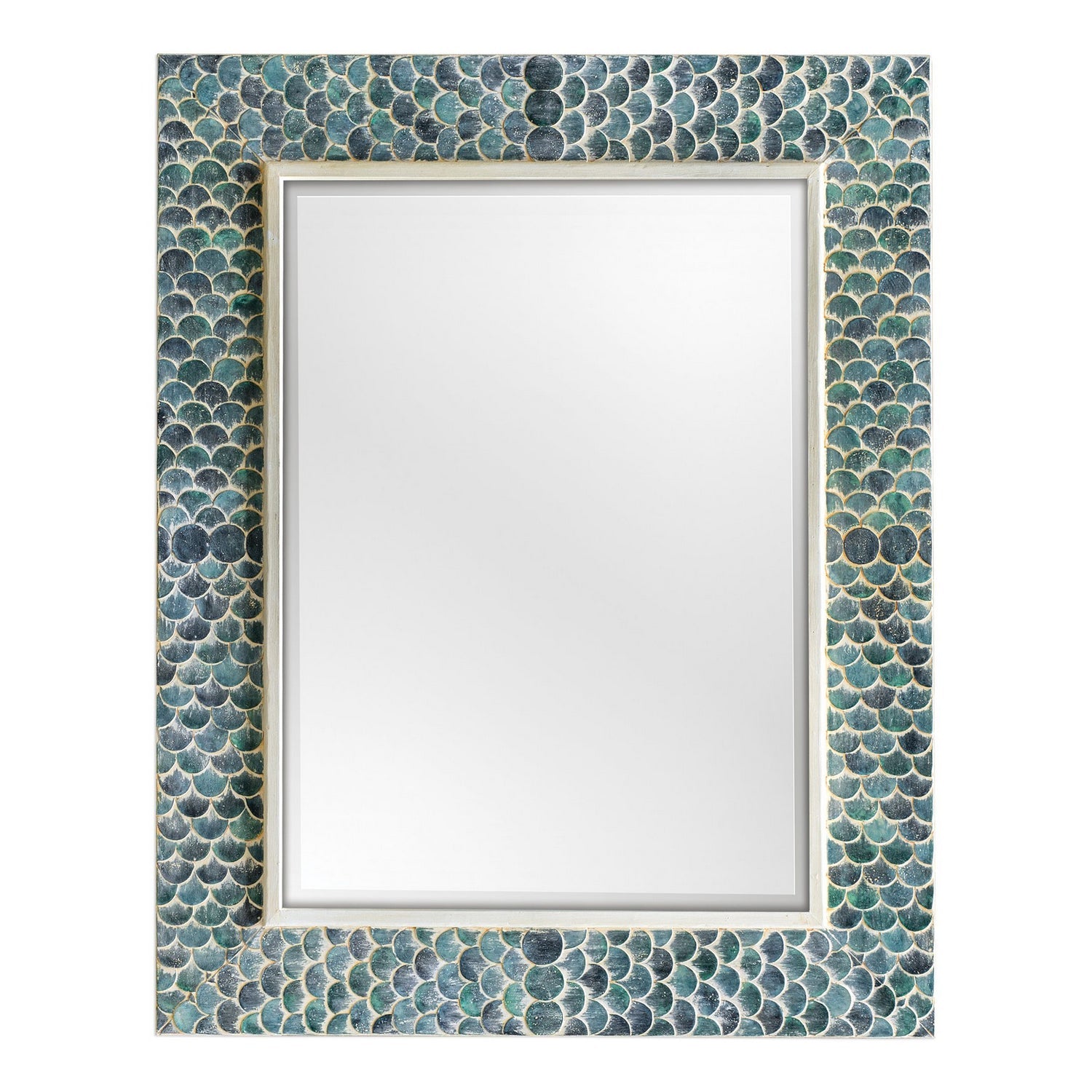  Uttermost's Makaria Coastal Blue Mirror Designed By Billy Moon