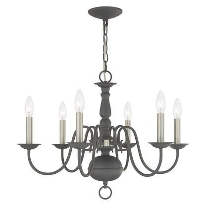 Livex Lighting Williamsburgh 6-Light Chandelier