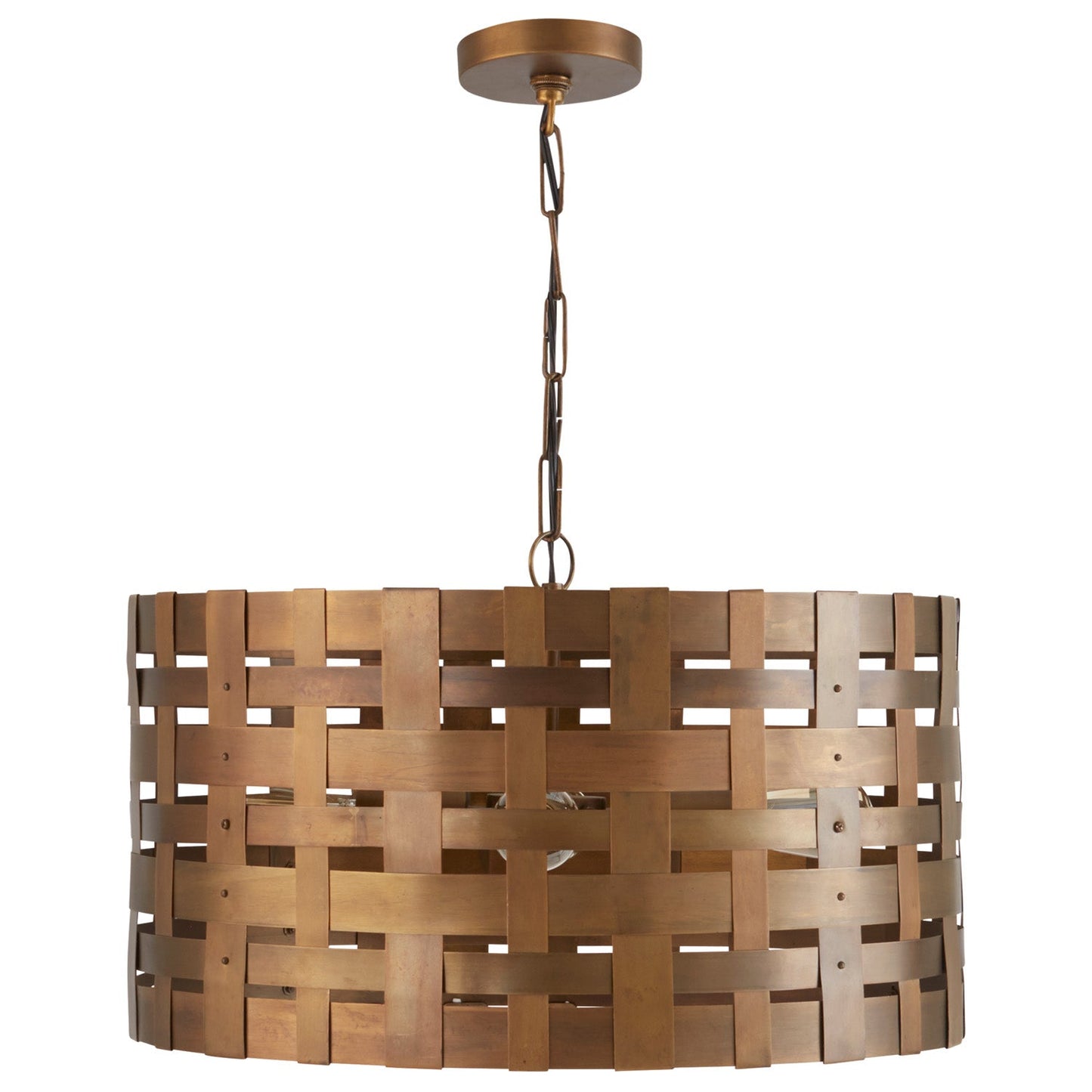  Alta 4-Light Pendant In Patinaed Brass