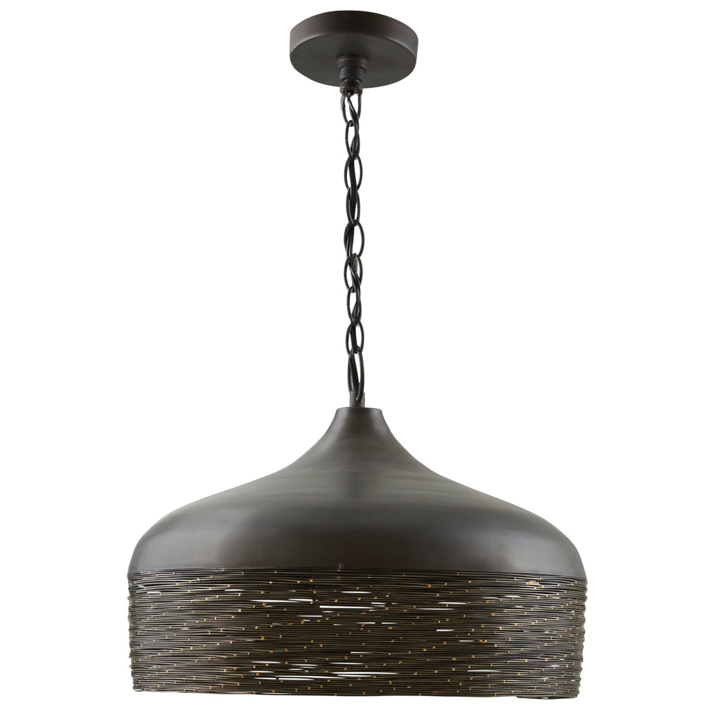  Sana 1-Light Pendant In Grey Iron