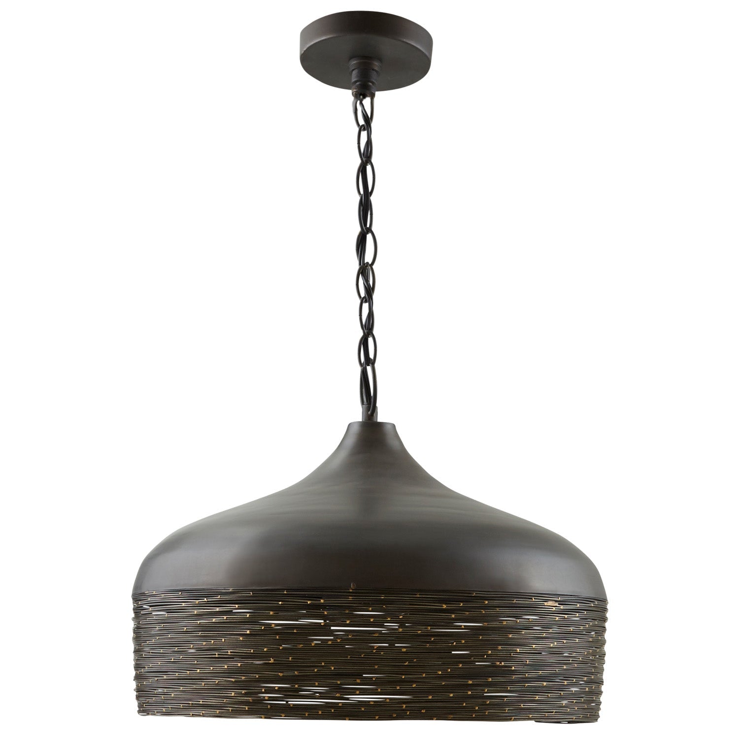  Sana 1-Light Pendant In Grey Iron