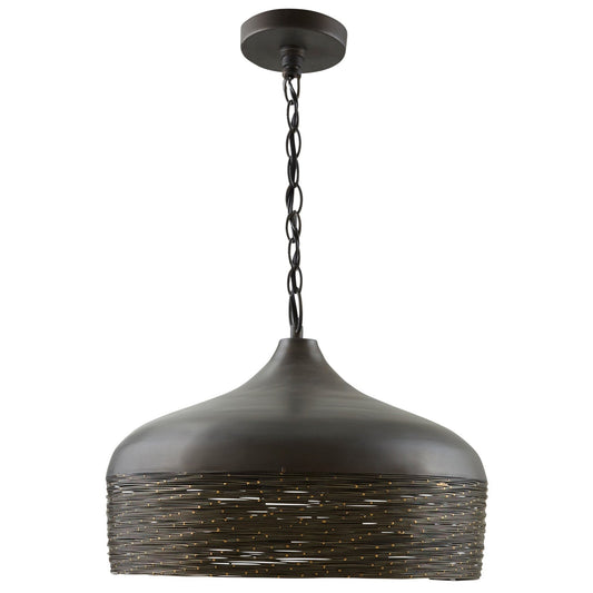  Sana 1-Light Pendant In Grey Iron