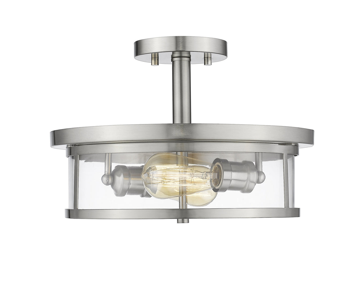 Z-LIte Savannah 2-Light Semi Flush Mount