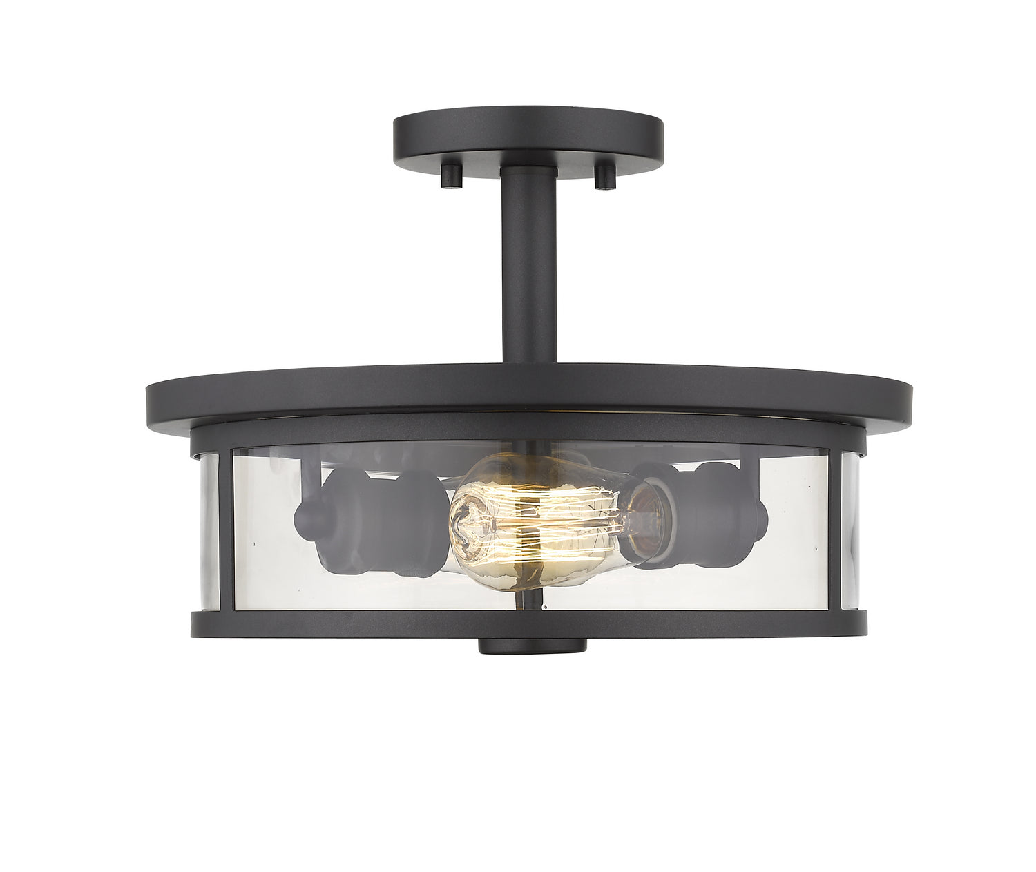 Z-LIte Savannah 2-Light Semi Flush Mount