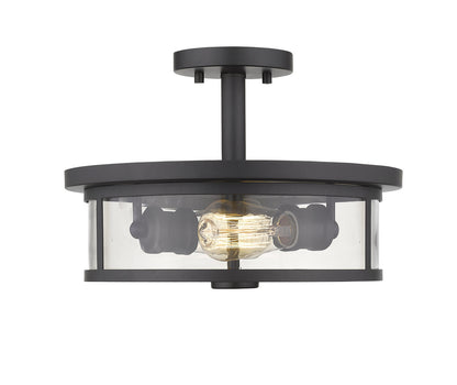 Z-LIte Savannah 2-Light Semi Flush Mount