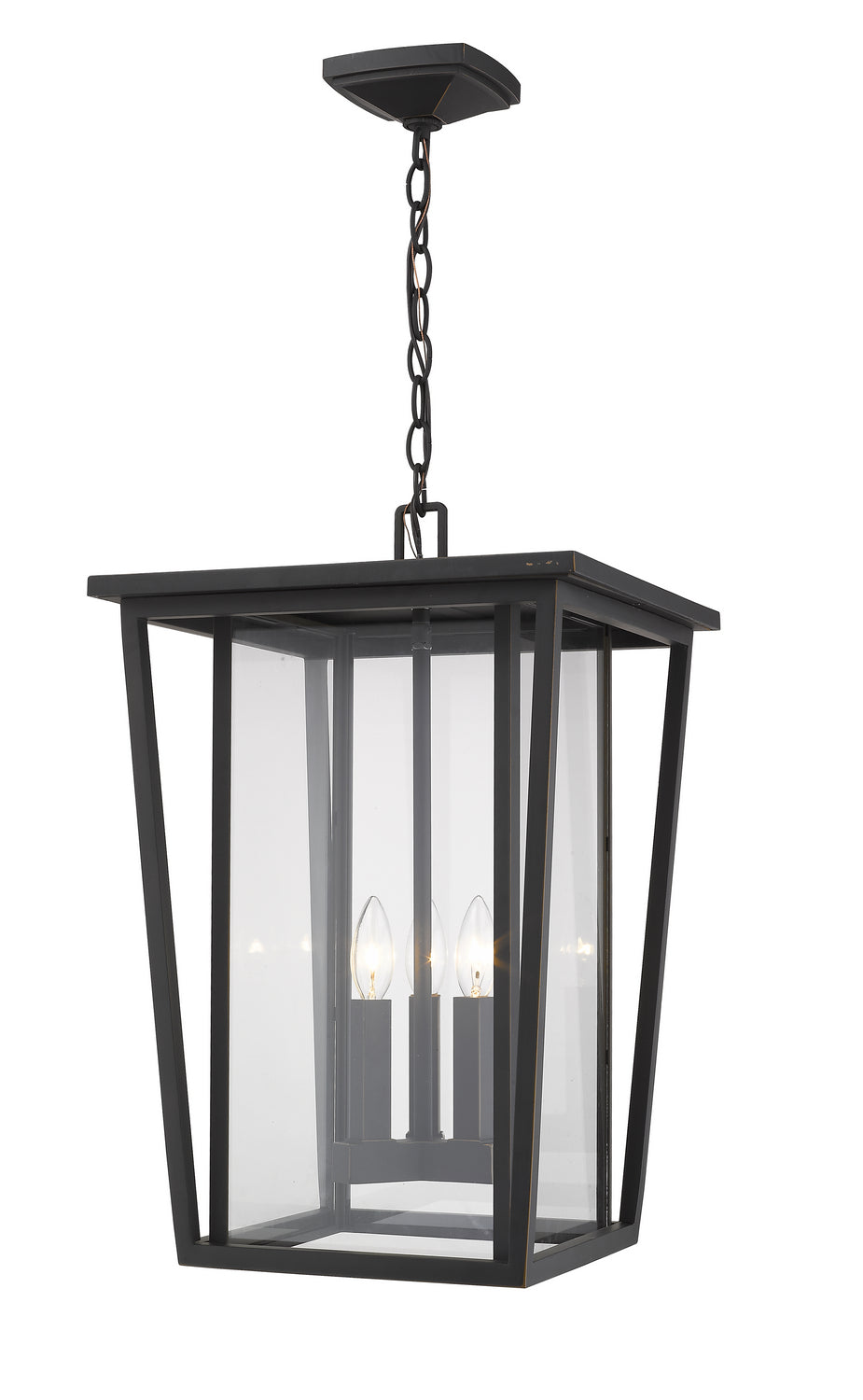 Z-LIte Seoul 3-Light Outdoor Chain Mount Ceiling Fixture