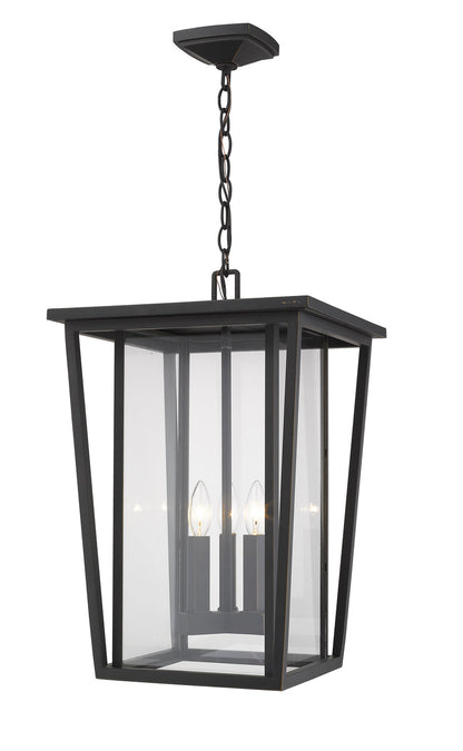 Z-LIte Seoul 3-Light Outdoor Chain Mount Ceiling Fixture